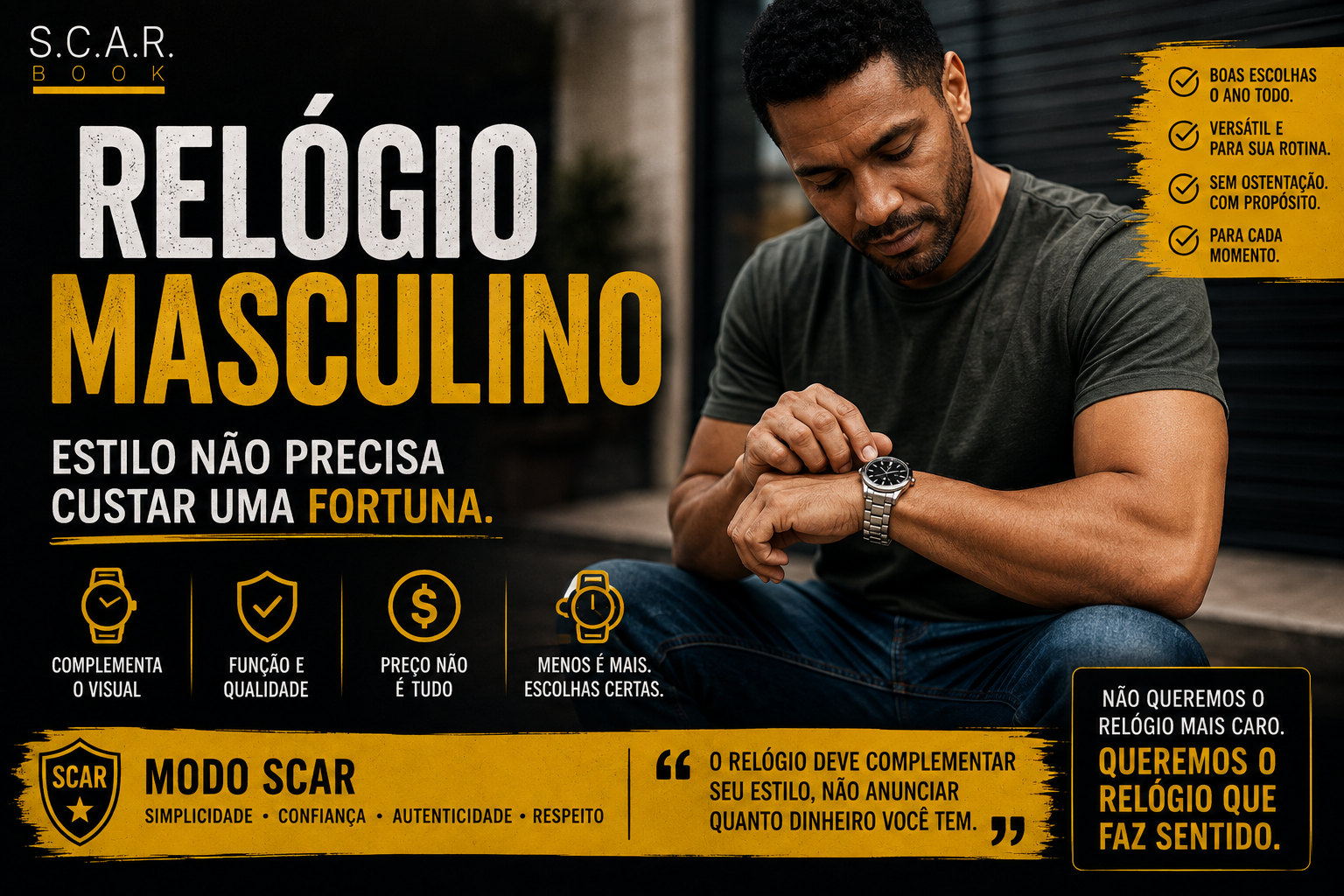 Relógio masculino: como escolher um bonito sem gastar uma fortuna